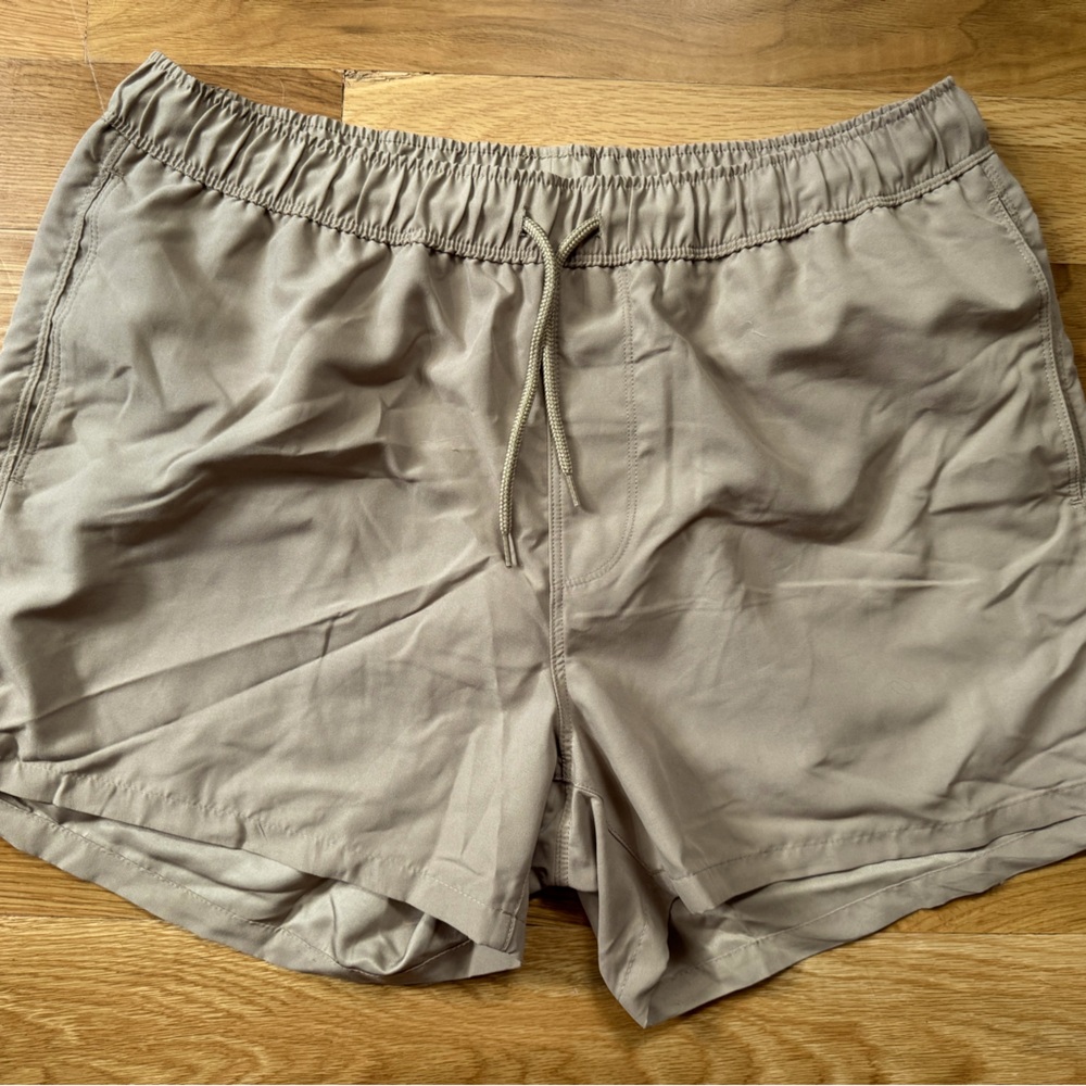 NWOT - Tan Men’s ASOS Swim Shorts - Large